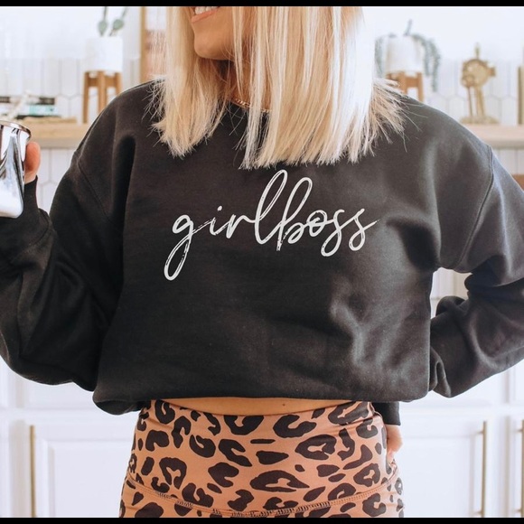 Bella Canvas Tops - Girl Boss Sweatshirt
